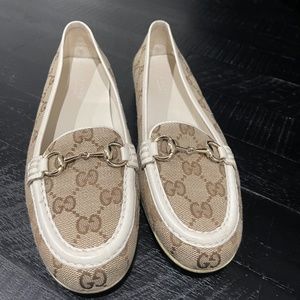 Gucci Vintage Monogram Loafers Size 37